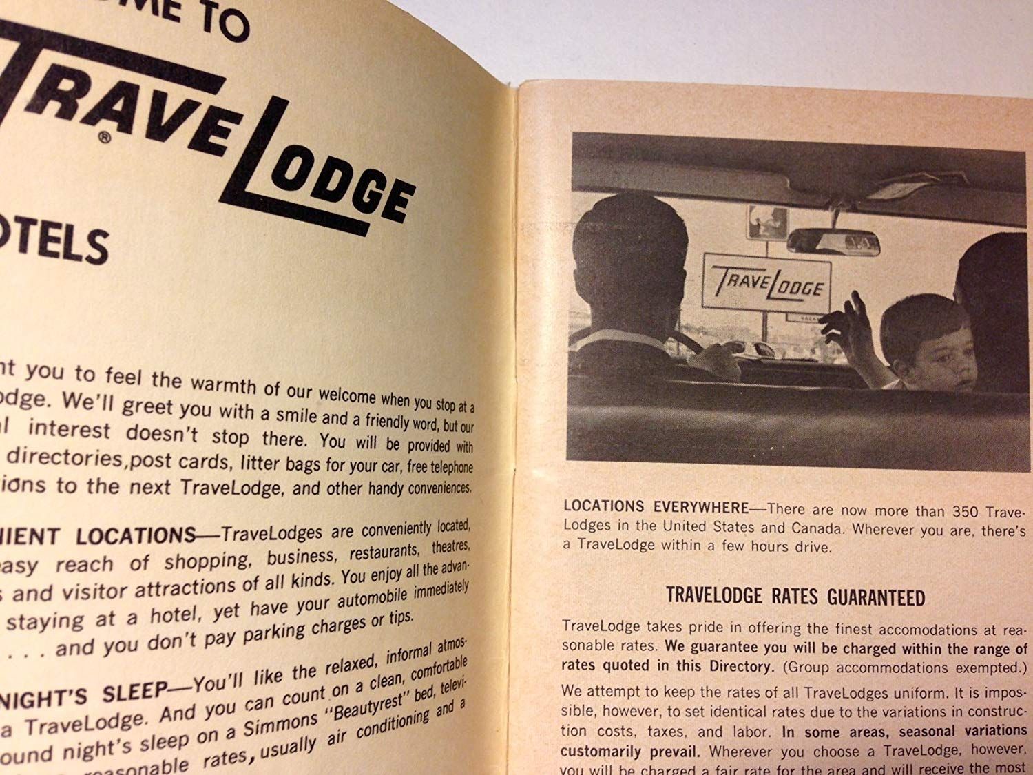 Travelodge brochure
